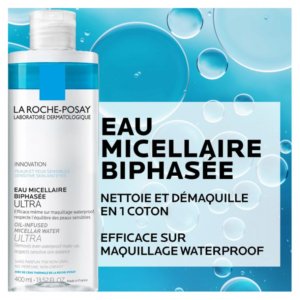La Roche-Posay Eau Micellaire Biphasée Ultra Peaux Sensibles 400 ml 03Parapharm - Algérie, Beauté, Santé , Bien-être...