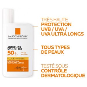 La Roche-Posay Anthelios UVmune 400 Fluide Invisible SPF50+ 50 ml 03Parapharm - Algérie, Beauté, Santé , Bien-être...
