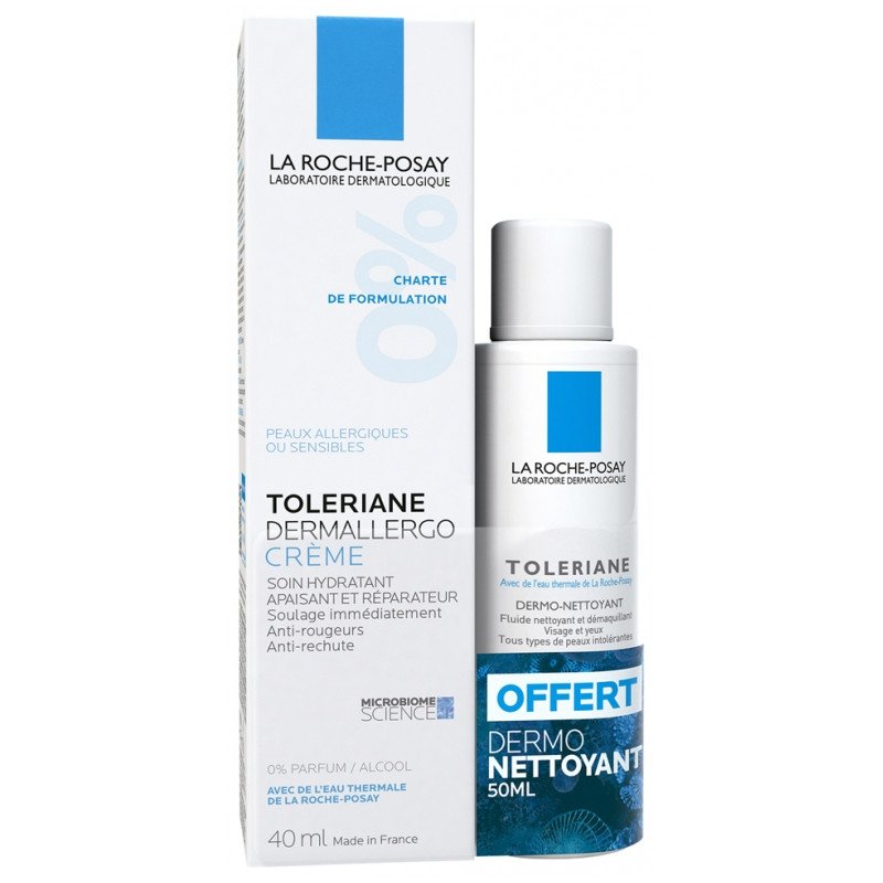 La Roche-Posay Tolériane Dermallergo Crème 40 ml + Dermo-Nettoyant 50 ml Offert 03Parapharm - Algérie, Beauté, Santé , Bien-être... La Roche-Posay Tolériane Dermallergo Crème 40 ml + Dermo-Nettoyant 50 ml Offert 03Parapharm - Algérie, Beauté, Santé , Bien-être...