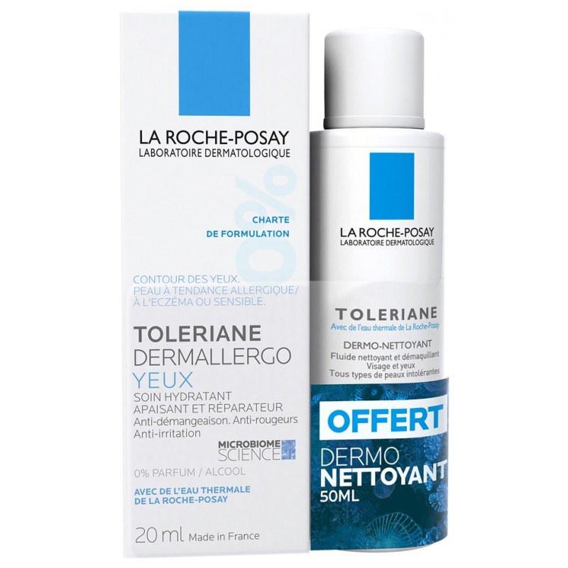 La Roche-Posay Tolériane Dermallergo Yeux 20 ml + Dermo-Nettoyant 50 ml Offert 03Parapharm - Algérie, Beauté, Santé , Bien-être... La Roche-Posay Tolériane Dermallergo Yeux 20 ml + Dermo-Nettoyant 50 ml Offert 03Parapharm - Algérie, Beauté, Santé , Bien-être...