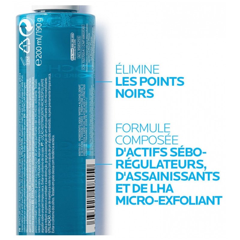 La Roche-Posay Effaclar Lotion Astringente Micro-Exfoliante 200 ml 03Parapharm - Algérie, Beauté, Santé , Bien-être... La Roche-Posay Effaclar Lotion Astringente Micro-Exfoliante 200 ml 03Parapharm - Algérie, Beauté, Santé , Bien-être...
