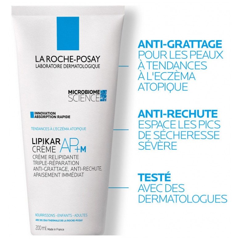 La Roche-Posay Lipikar AP+ M Crème Relipidante 200 ml 03Parapharm - Algérie, Beauté, Santé , Bien-être... La Roche-Posay Lipikar AP+ M Crème Relipidante 200 ml 03Parapharm - Algérie, Beauté, Santé , Bien-être...