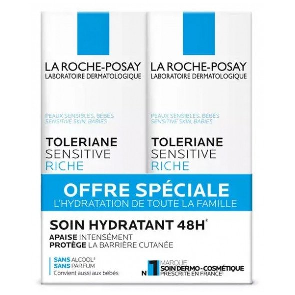 La Roche-Posay Tolériane Sensitive Riche Lot de 2 x 40 ml 03Parapharm - Algérie, Beauté, Santé , Bien-être... La Roche-Posay Tolériane Sensitive Riche Lot de 2 x 40 ml 03Parapharm - Algérie, Beauté, Santé , Bien-être...