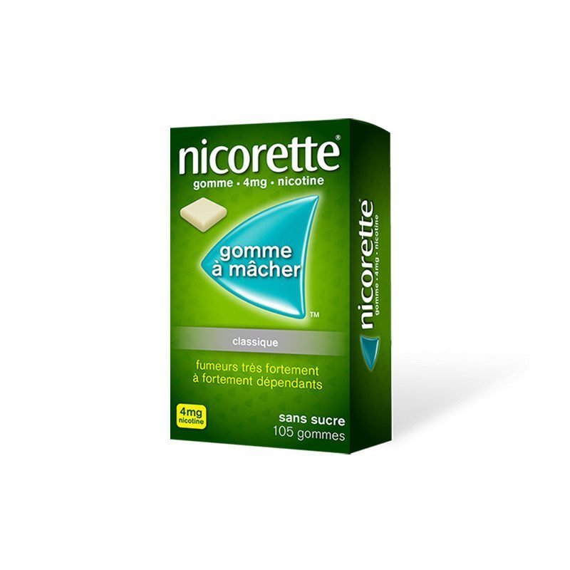 Nicorette Classique Gomme à mâcher 4mg sans sucre 105gomme 03Parapharm - Algérie, Beauté, Santé , Bien-être... Nicorette Classique Gomme à mâcher 4mg sans sucre 105gomme 03Parapharm - Algérie, Beauté, Santé , Bien-être...
