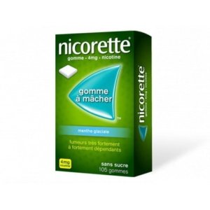 NICORETTE 4 MG MENTHE GLACIALE 105 GOMMES 03Parapharm - Algérie, Beauté, Santé , Bien-être...