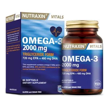 Nutraxin Omega-3 2000mg 03Parapharm - Algérie, Beauté, Santé , Bien-être... Nutraxin Omega-3 2000mg 03Parapharm - Algérie, Beauté, Santé , Bien-être...