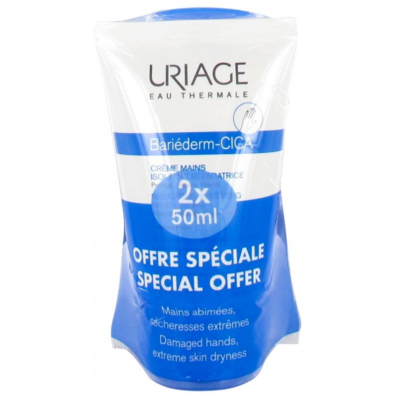 Uriage Bariéderm Cica Crème Mains Isolante Réparatrice Lot de 2 x 50 ml 03Parapharm - Algérie, Beauté, Santé , Bien-être... Uriage Bariéderm Cica Crème Mains Isolante Réparatrice Lot de 2 x 50 ml 03Parapharm - Algérie, Beauté, Santé , Bien-être...