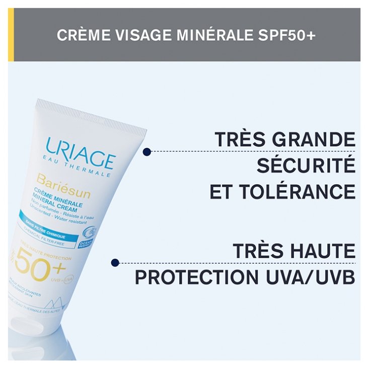 Uriage Bariésun Crème Minérale Très Haute Protection SPF50+ 100 ml 03Parapharm - Algérie, Beauté, Santé , Bien-être... Uriage Bariésun Crème Minérale Très Haute Protection SPF50+ 100 ml 03Parapharm - Algérie, Beauté, Santé , Bien-être...