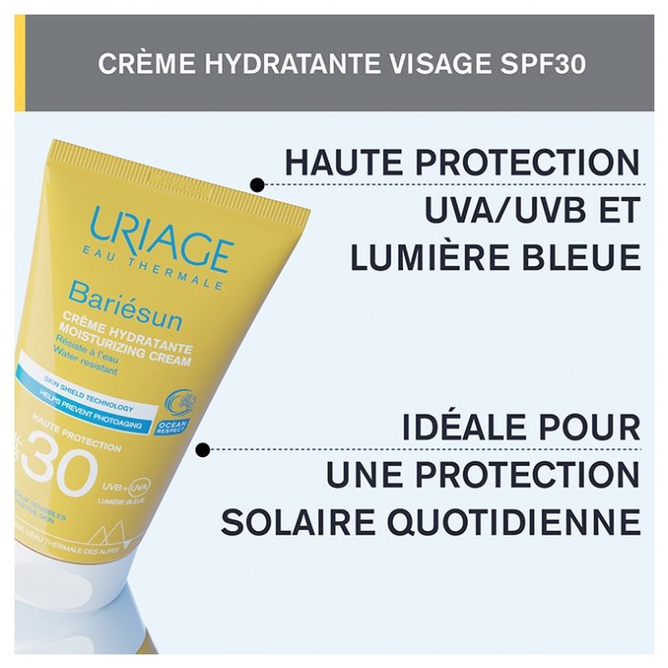 Uriage Bariésun Crème Hydratante Haute Protection SPF30 50 ml 03Parapharm - Algérie, Beauté, Santé , Bien-être... Uriage Bariésun Crème Hydratante Haute Protection SPF30 50 ml 03Parapharm - Algérie, Beauté, Santé , Bien-être...