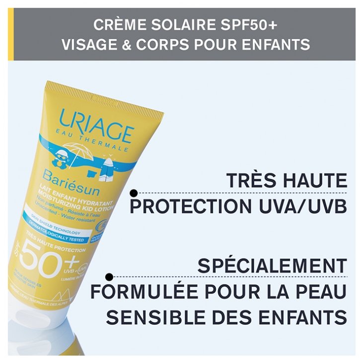 Uriage Bariésun Lait Enfant Hydratant Très Haute Protection SPF50+ 100 ml 03Parapharm - Algérie, Beauté, Santé , Bien-être... Uriage Bariésun Lait Enfant Hydratant Très Haute Protection SPF50+ 100 ml 03Parapharm - Algérie, Beauté, Santé , Bien-être...