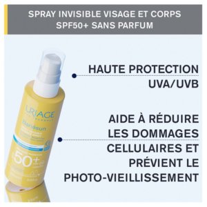 Uriage Bariésun Spray Invisible Très Haute Protection SPF50+ Sans Parfum 200 ml 03Parapharm - Algérie, Beauté, Santé , Bien-être...