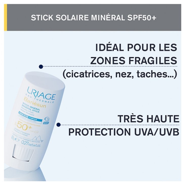 Uriage Bariésun Stick Minéral SPF50+ 8 g 03Parapharm - Algérie, Beauté, Santé , Bien-être... Uriage Bariésun Stick Minéral SPF50+ 8 g 03Parapharm - Algérie, Beauté, Santé , Bien-être...