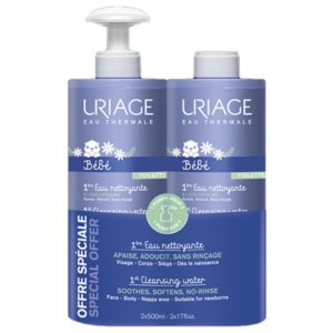 Uriage Bébé 1ère Eau Nettoyante Lot de 2 x 500 ml 03Parapharm - Algérie, Beauté, Santé , Bien-être...