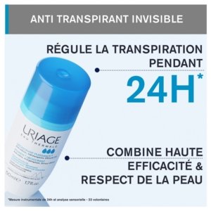 Uriage Déodorant Puissance 3 50 ml 03Parapharm - Algérie, Beauté, Santé , Bien-être... Uriage Déodorant Puissance 3 50 ml 03Parapharm - Algérie, Beauté, Santé , Bien-être...