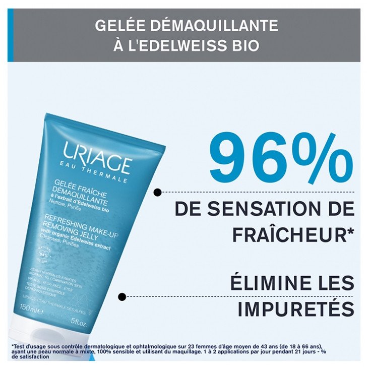 Uriage Gelée Fraiche Démaquillante 150 ml 03Parapharm - Algérie, Beauté, Santé , Bien-être... Uriage Gelée Fraiche Démaquillante 150 ml 03Parapharm - Algérie, Beauté, Santé , Bien-être...