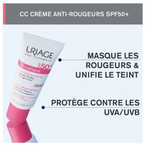 Uriage Roséliane CC Crème SPF50+ Teinte Claire 40 ml 03Parapharm - Algérie, Beauté, Santé , Bien-être...