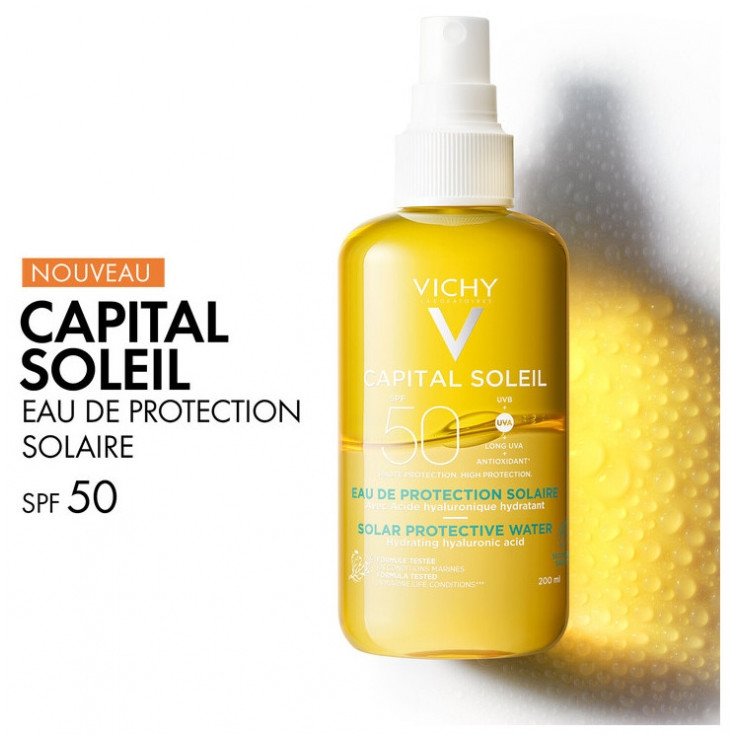 Vichy Capital Soleil Eau de Protection Solaire Hydratante SPF50 200 ml 03Parapharm - Algérie, Beauté, Santé , Bien-être... Vichy Capital Soleil Eau de Protection Solaire Hydratante SPF50 200 ml 03Parapharm - Algérie, Beauté, Santé , Bien-être...