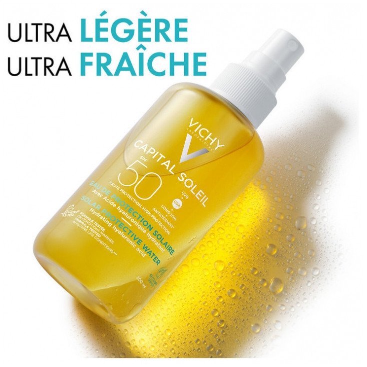 Vichy Capital Soleil Eau de Protection Solaire Hydratante SPF50 200 ml 03Parapharm - Algérie, Beauté, Santé , Bien-être... Vichy Capital Soleil Eau de Protection Solaire Hydratante SPF50 200 ml 03Parapharm - Algérie, Beauté, Santé , Bien-être...