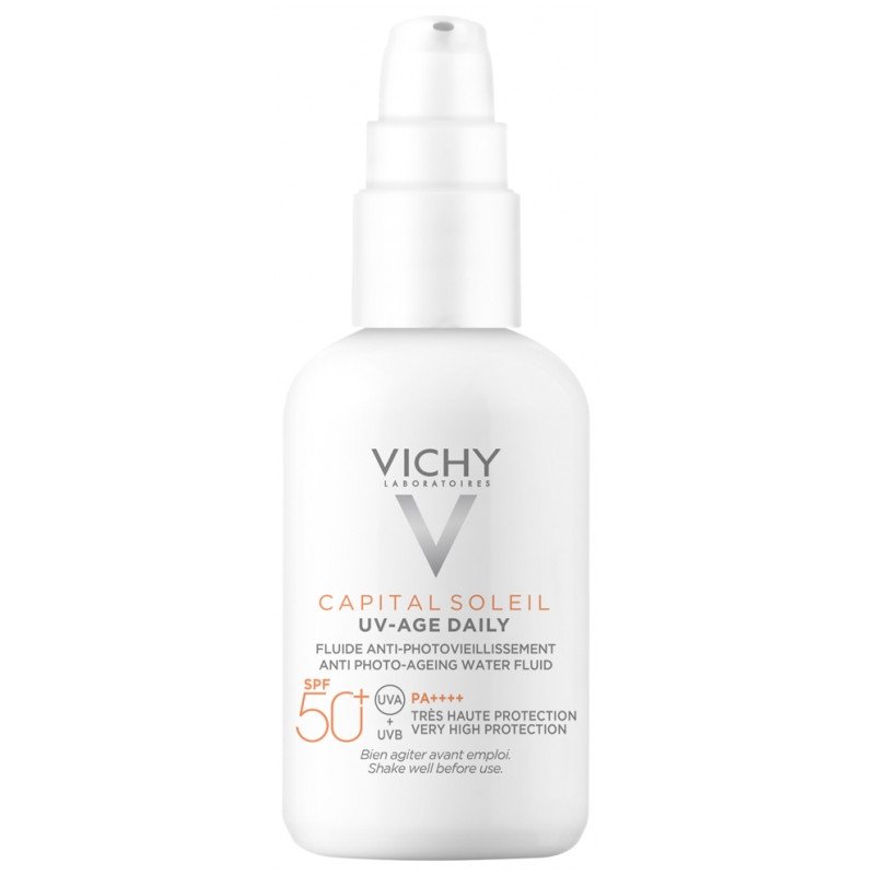 Vichy Capital Soleil UV-Age Daily Fluide Anti-Photovieillissement SPF50+ 40 ml 03Parapharm - Algérie, Beauté, Santé , Bien-être... Vichy Capital Soleil UV-Age Daily Fluide Anti-Photovieillissement SPF50+ 40 ml 03Parapharm - Algérie, Beauté, Santé , Bien-être...