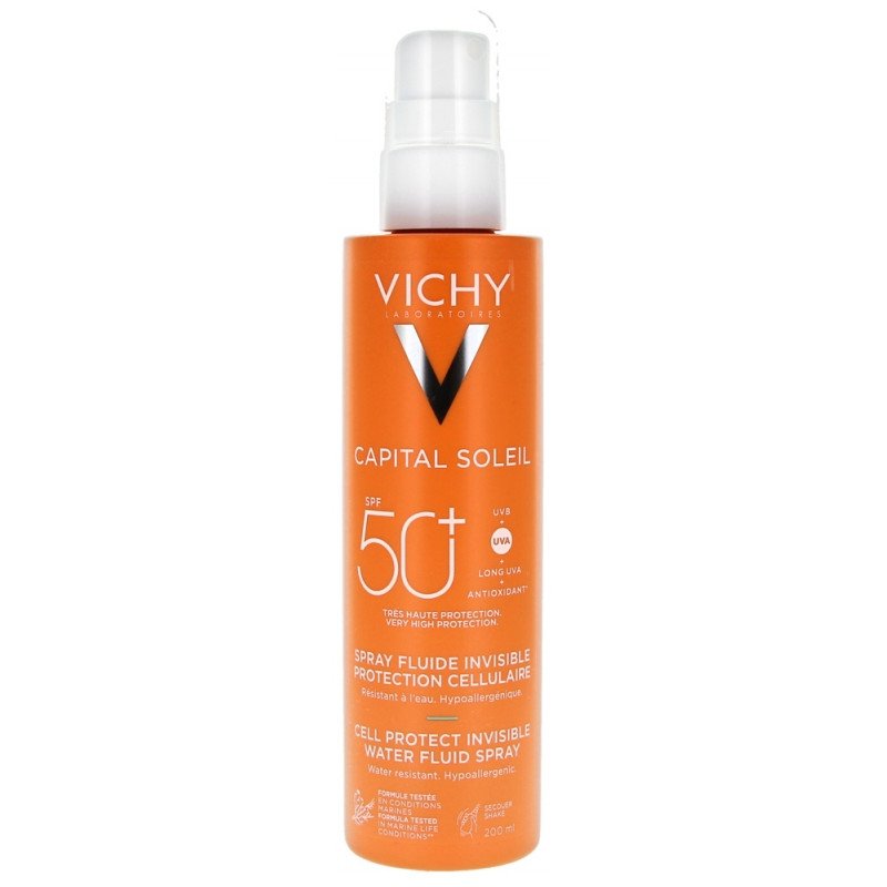 Vichy Capital Soleil Spray Fluide Invisible SPF50+ 200 ml 03Parapharm - Algérie, Beauté, Santé , Bien-être... Vichy Capital Soleil Spray Fluide Invisible SPF50+ 200 ml 03Parapharm - Algérie, Beauté, Santé , Bien-être...