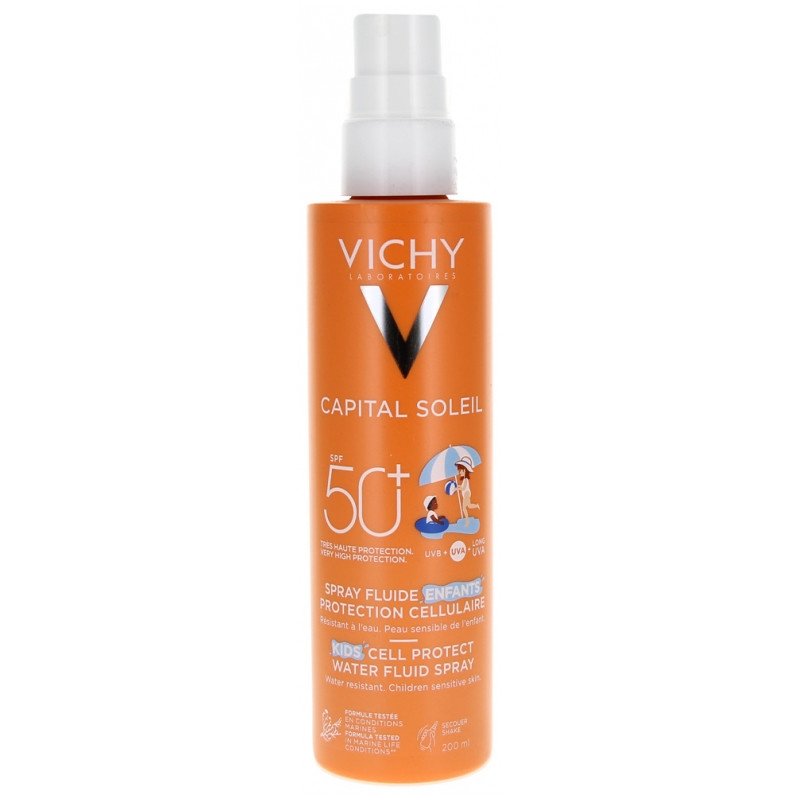 Vichy Capital Soleil Spray Fluide Enfants SPF50+ 200 ml 03Parapharm - Algérie, Beauté, Santé , Bien-être... Vichy Capital Soleil Spray Fluide Enfants SPF50+ 200 ml 03Parapharm - Algérie, Beauté, Santé , Bien-être...