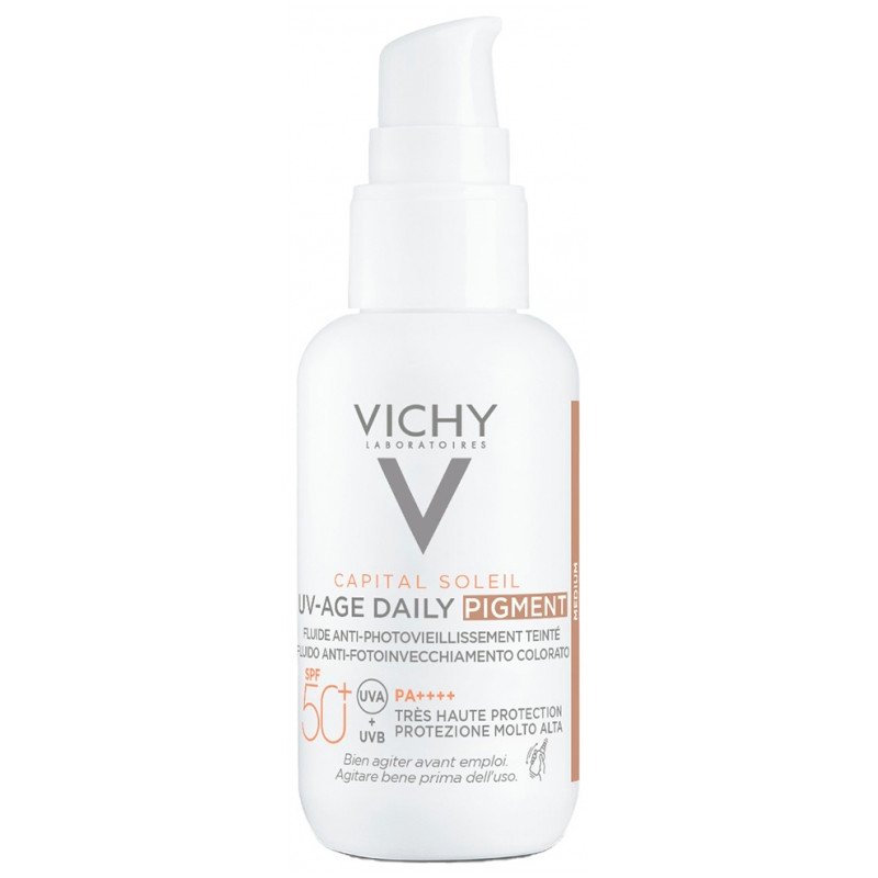 Vichy Capital Soleil UV-Age Daily Pigment Fluide Anti-Photovieillissement Teinté SPF50+ 40 ml 03Parapharm - Algérie, Beauté, Santé , Bien-être... Vichy Capital Soleil UV-Age Daily Pigment Fluide Anti-Photovieillissement Teinté SPF50+ 40 ml 03Parapharm - Algérie, Beauté, Santé , Bien-être...
