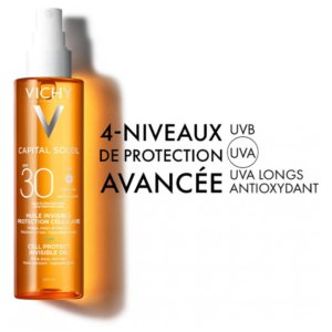 Vichy Capital Soleil Huile Invisible Protection Cellulaire SPF30 200 ml 03Parapharm - Algérie, Beauté, Santé , Bien-être... Vichy Capital Soleil Huile Invisible Protection Cellulaire SPF30 200 ml 03Parapharm - Algérie, Beauté, Santé , Bien-être...