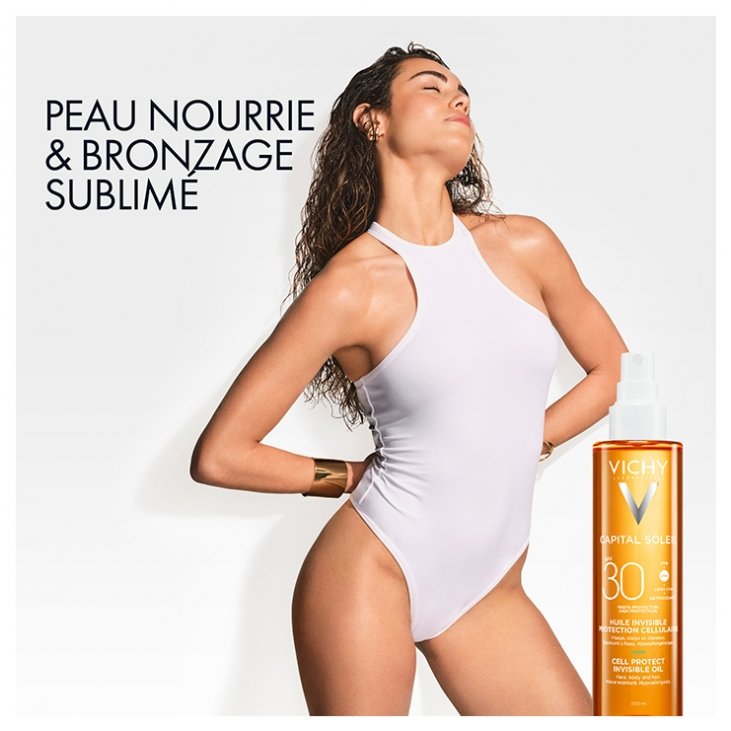 Vichy Capital Soleil Huile Invisible Protection Cellulaire SPF30 200 ml 03Parapharm - Algérie, Beauté, Santé , Bien-être... Vichy Capital Soleil Huile Invisible Protection Cellulaire SPF30 200 ml 03Parapharm - Algérie, Beauté, Santé , Bien-être...