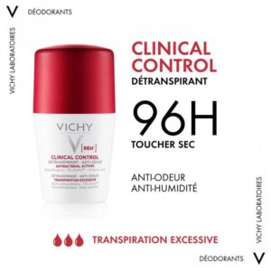 Vichy Déodorant 96H Clinical Control Détranspirant Anti-Odeur Roll-On Lot de 2 x 50 ml 03Parapharm - Algérie, Beauté, Santé , Bien-être... Vichy Déodorant 96H Clinical Control Détranspirant Anti-Odeur Roll-On Lot de 2 x 50 ml 03Parapharm - Algérie, Beauté, Santé , Bien-être...