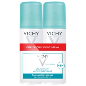 Vichy Déodorant Anti-Transpirant Efficacité 48H Lot de 2 x 125 ml 03Parapharm - Algérie, Beauté, Santé , Bien-être... Vichy Déodorant Anti-Transpirant Efficacité 48H Lot de 2 x 125 ml 03Parapharm - Algérie, Beauté, Santé , Bien-être...