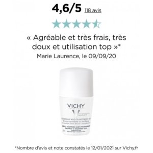 Vichy Déodorant Anti-Transpirant 48H Peaux Sensibles ou Epilées Roll-On Lot de 2 x 50 ml 03Parapharm - Algérie, Beauté, Santé , Bien-être... Vichy Déodorant Anti-Transpirant 48H Peaux Sensibles ou Epilées Roll-On Lot de 2 x 50 ml 03Parapharm - Algérie, Beauté, Santé , Bien-être...