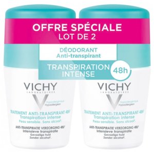 Vichy Traitement Anti-Transpirant 48H Lot de 2 x 50 ml 03Parapharm - Algérie, Beauté, Santé , Bien-être...