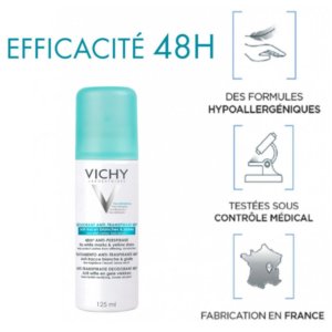 Vichy Déodorant Anti-Transpirant Anti-Traces Aérosol 48H 125 ml 03Parapharm - Algérie, Beauté, Santé , Bien-être... Vichy Déodorant Anti-Transpirant Anti-Traces Aérosol 48H 125 ml 03Parapharm - Algérie, Beauté, Santé , Bien-être...