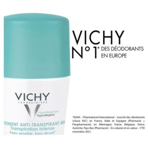 Vichy Déodorant Anti-Transpirant 48H Roll-On 50 ml 03Parapharm - Algérie, Beauté, Santé , Bien-être...