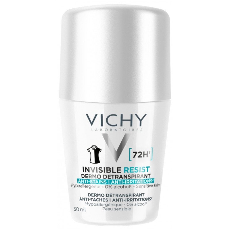 Vichy Déodorant Invisible Resist Dermo-Détranspirant 72H Roll-On 50 ml 03Parapharm - Algérie, Beauté, Santé , Bien-être... Vichy Déodorant Invisible Resist Dermo-Détranspirant 72H Roll-On 50 ml 03Parapharm - Algérie, Beauté, Santé , Bien-être...
