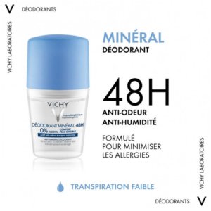 Vichy Déodorant Minéral 48H Roll-On Lot de 2 x 50 ml 03Parapharm - Algérie, Beauté, Santé , Bien-être...