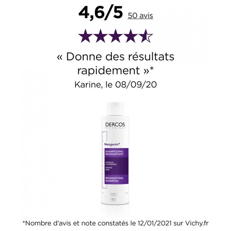 Vichy Dercos Neogenic Shampoing Redensifiant 200 ml 03Parapharm - Algérie, Beauté, Santé , Bien-être... Vichy Dercos Neogenic Shampoing Redensifiant 200 ml 03Parapharm - Algérie, Beauté, Santé , Bien-être...