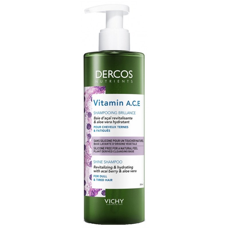 Vichy Dercos Nutrients Vitamin A.C.E Shampoing Brillance 250 ml 03Parapharm - Algérie, Beauté, Santé , Bien-être... Vichy Dercos Nutrients Vitamin A.C.E Shampoing Brillance 250 ml 03Parapharm - Algérie, Beauté, Santé , Bien-être...