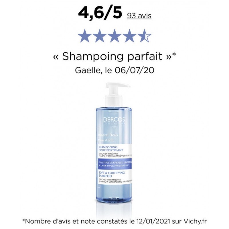 Vichy Dercos Shampoing Minéral Doux 400 ml 03Parapharm - Algérie, Beauté, Santé , Bien-être... Vichy Dercos Shampoing Minéral Doux 400 ml 03Parapharm - Algérie, Beauté, Santé , Bien-être...
