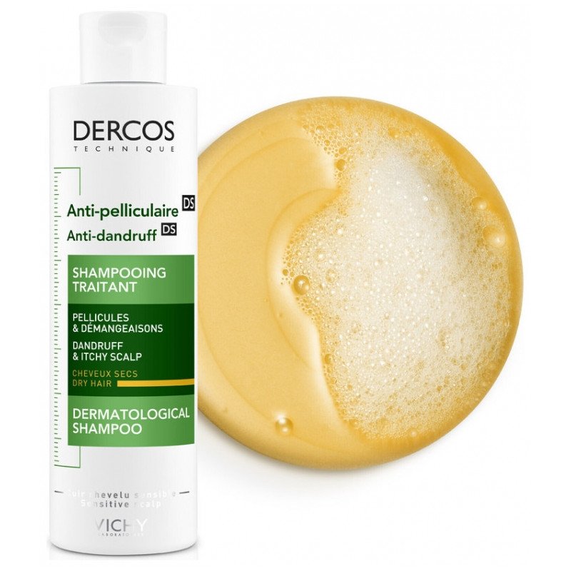 Vichy Dercos Shampoing Traitant Anti-Pelliculaire DS Cheveux Secs 200 ml 03Parapharm - Algérie, Beauté, Santé , Bien-être... Vichy Dercos Shampoing Traitant Anti-Pelliculaire DS Cheveux Secs 200 ml 03Parapharm - Algérie, Beauté, Santé , Bien-être...