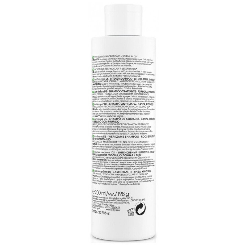 Vichy Dercos Shampoing Traitant Anti-Pelliculaire DS Cheveux Secs 200 ml 03Parapharm - Algérie, Beauté, Santé , Bien-être... Vichy Dercos Shampoing Traitant Anti-Pelliculaire DS Cheveux Secs 200 ml 03Parapharm - Algérie, Beauté, Santé , Bien-être...