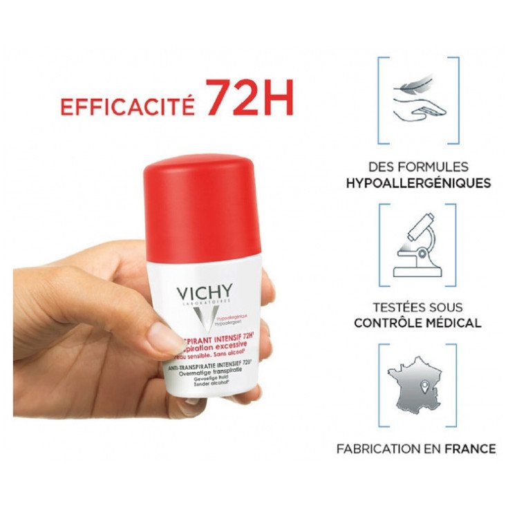 Vichy Détranspirant Intensif 72H Transpiration Excessive 50 ml 03Parapharm - Algérie, Beauté, Santé , Bien-être... Vichy Détranspirant Intensif 72H Transpiration Excessive 50 ml 03Parapharm - Algérie, Beauté, Santé , Bien-être...