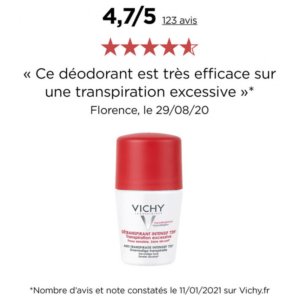 Vichy Détranspirant Intensif 72H Transpiration Excessive Lot de 2 x 50 ml 03Parapharm - Algérie, Beauté, Santé , Bien-être... Vichy Détranspirant Intensif 72H Transpiration Excessive Lot de 2 x 50 ml 03Parapharm - Algérie, Beauté, Santé , Bien-être...