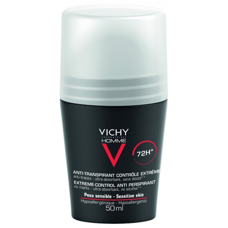Vichy Homme Déodorant Anti-Transpirant 72H Contrôle Extrême Roll-On Lot de 2 x 50 ml 03Parapharm - Algérie, Beauté, Santé , Bien-être... Vichy Homme Déodorant Anti-Transpirant 72H Contrôle Extrême Roll-On Lot de 2 x 50 ml 03Parapharm - Algérie, Beauté, Santé , Bien-être...
