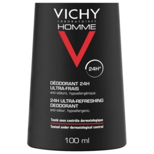 Vichy Homme Déodorant Ultra-Frais 24H Vaporisateur 100 ml 03Parapharm - Algérie, Beauté, Santé , Bien-être...