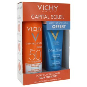 Vichy Capital Soleil Brume Hydratante Invisible SPF50 200 ml + Lait Apaisant Après-Soleil 100 ml Offert 03Parapharm - Algérie, Beauté, Santé , Bien-être... Vichy Capital Soleil Brume Hydratante Invisible SPF50 200 ml + Lait Apaisant Après-Soleil 100 ml Offert 03Parapharm - Algérie, Beauté, Santé , Bien-être...