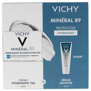 Vichy Minéral 89 Crème Boost d’Hydratation 72H 50 ml + Booster Quotidien Fortifiant et Repulpant 10 ml Offert 03Parapharm - Algérie, Beauté, Santé , Bien-être... Vichy Minéral 89 Crème Boost d’Hydratation 72H 50 ml + Booster Quotidien Fortifiant et Repulpant 10 ml Offert 03Parapharm - Algérie, Beauté, Santé , Bien-être...