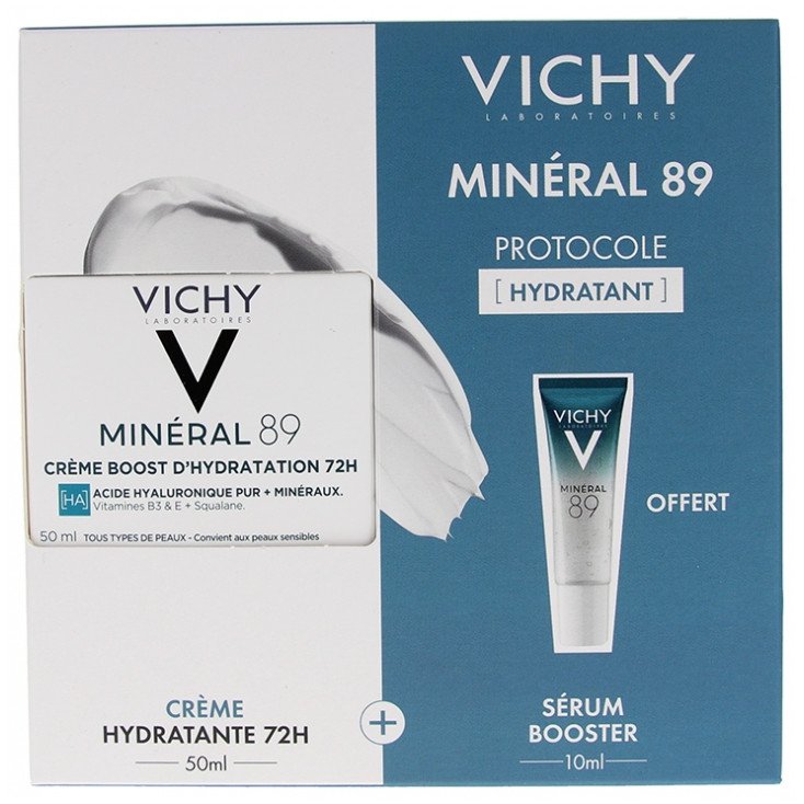 Vichy Minéral 89 Crème Boost d’Hydratation 72H 50 ml + Booster Quotidien Fortifiant et Repulpant 10 ml Offert 03Parapharm - Algérie, Beauté, Santé , Bien-être... Vichy Minéral 89 Crème Boost d’Hydratation 72H 50 ml + Booster Quotidien Fortifiant et Repulpant 10 ml Offert 03Parapharm - Algérie, Beauté, Santé , Bien-être...