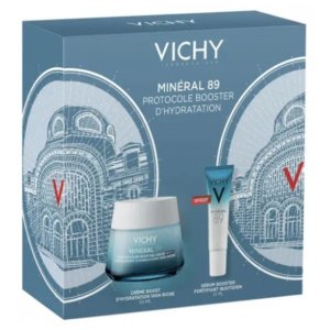 Vichy Minéral 89 Crème Boost d’Hydratation 100H Riche 50 ml + Booster Quotidien Fortifiant et Repulpant 10 ml Offert 03Parapharm - Algérie, Beauté, Santé , Bien-être... Vichy Minéral 89 Crème Boost d’Hydratation 100H Riche 50 ml + Booster Quotidien Fortifiant et Repulpant 10 ml Offert 03Parapharm - Algérie, Beauté, Santé , Bien-être...