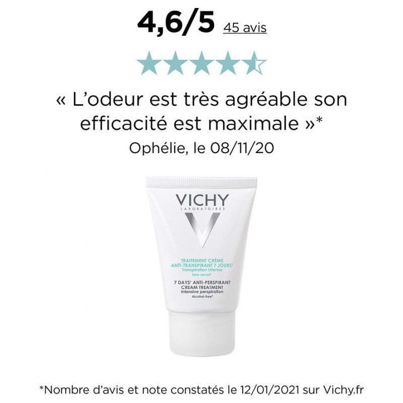 Vichy Traitement Anti-Transpirant 7 Jours 30 ml 03Parapharm - Algérie, Beauté, Santé , Bien-être... Vichy Traitement Anti-Transpirant 7 Jours 30 ml 03Parapharm - Algérie, Beauté, Santé , Bien-être...